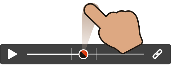 swipe up