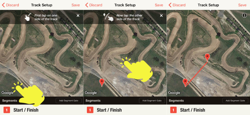 set finish line